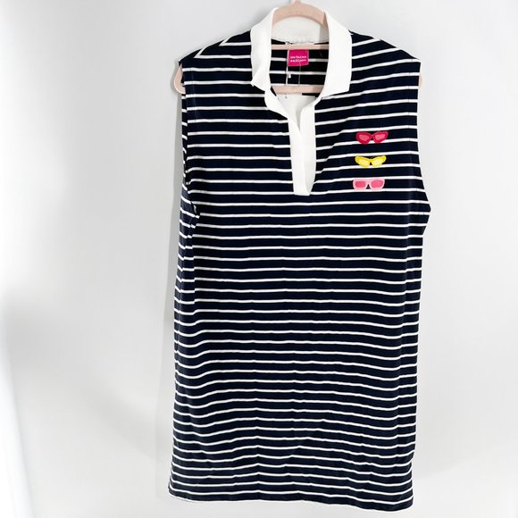 NWT ZARA dress striped embroidered Natacha Paschal collab PARIS Size M - Picture 2 of 9